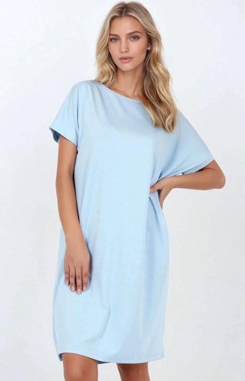 Koszulka nocna Koszula Nocna Model Always Loved 213208 Blue - Momenti Per Me