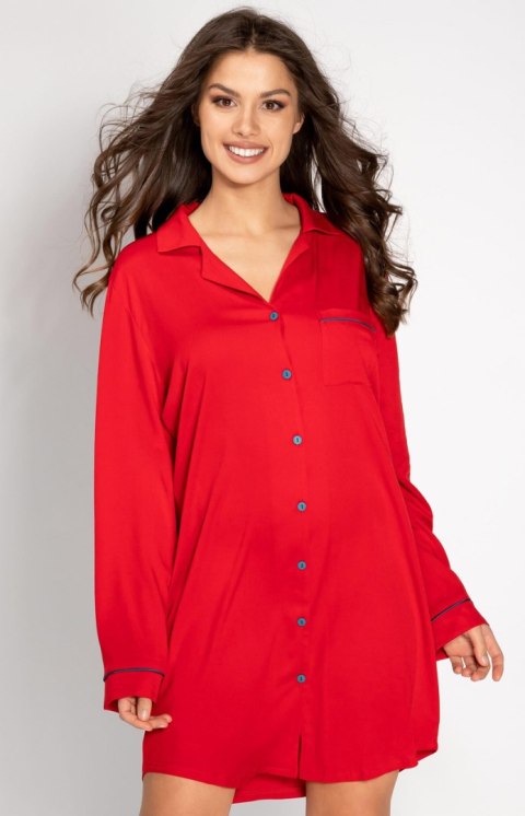 Koszulka nocna Koszula Nocna Model The One 223482 Red - Momenti Per Me