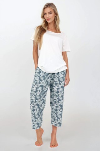 Piżama Damska Model Casual Beauty 217686 Green - Momenti Per Me