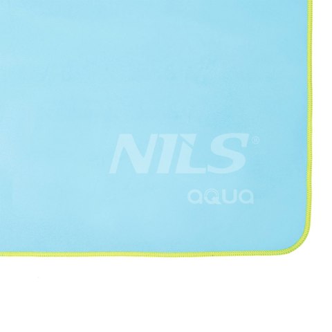NAR12 JASNONIEBIESKI RĘCZNIK Z MIKROFIBRY 180x100 cm NILS AQUA