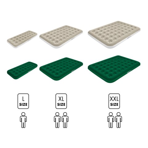 NC2801 MATERAC TURYSTYCZNY DMUCHANY 191X73X22 CM BEŻOWY NILS CAMP