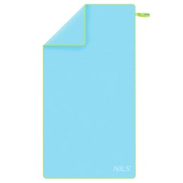 NCR12 RĘCZNIK Z MIKROFIBRY JASNONIEBIESKI 180x100 cm NILS