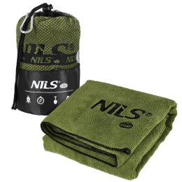 NCR15 RĘCZNIK Z MIKROFIBRY WOJSKOWY KHAKI 120x60 cm NILS CAMP