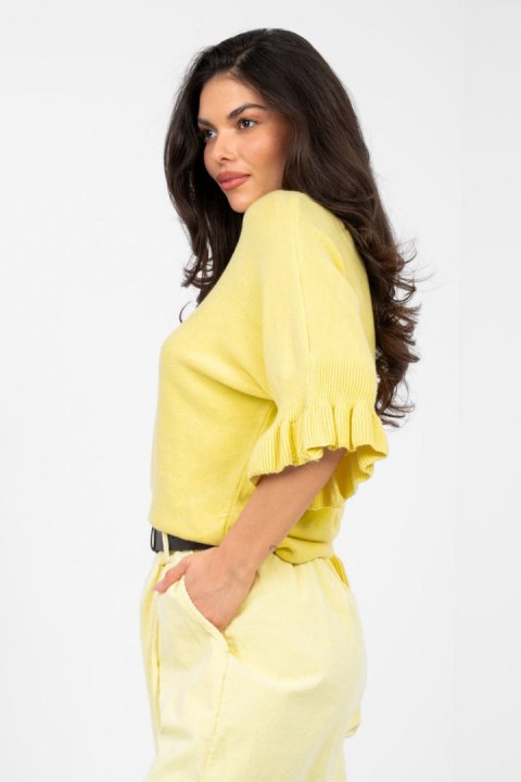 Sweter Damski Model IT-SW-99244.98 Light Yellow - Italy Moda