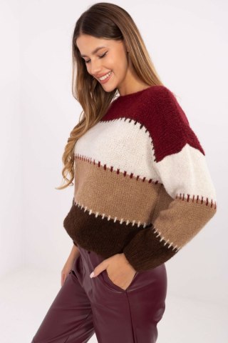 Sweter Damski Model MI-SW-2309.95 Bordo - Italy Moda