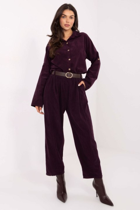 Spodnie Damski Model IT-SP-258009.83 Dark Violet - Italy Moda