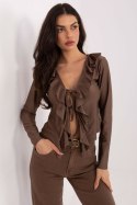 Bluzka Model IT-BZ-21837.00 Brown - Italy Moda