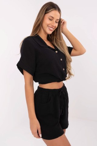 Szorty Damski Model MO-SN-9717.95 Black - Italy Moda