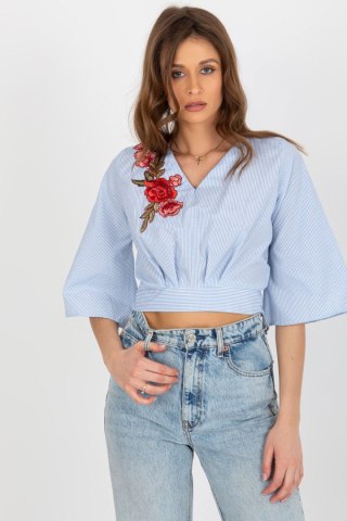 Bluzka Model LK-BZ-506243.78 White/Blue - Lakerta