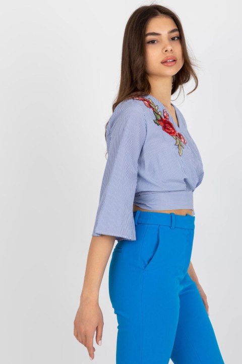 Bluzka Model LK-BZ-506243.78 White/Navy - Lakerta