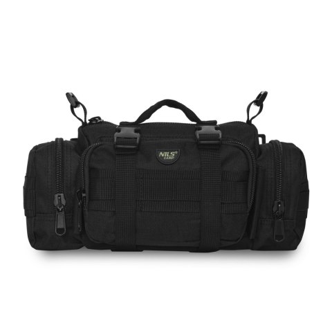 NC3907 TORBA BIODROWA CZARNA XL NILS CAMP