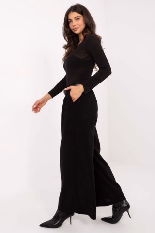 Spodnie Damskie Model IT-SP-FL5583.16P Black - Rue Paris