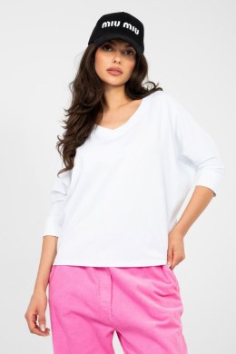 Bluzka Model RV-BZ-A1186.89 White - Rue Paris