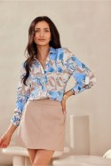 Koszula Damska Model Anvien BLU0136-04F Multicolor - Roco Fashion