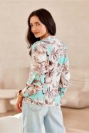 Koszula Damska Model Anvien BLU0136-02F Multicolor - Roco Fashion