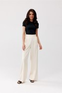 Spodnie Damskie Model Alaya BEJ SPD0032 Light Beige - Roco Fashion