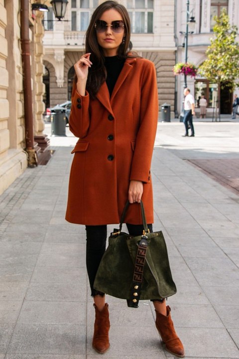 Płaszcz Damski Model RUD PLA0012 Rudy - Roco Fashion