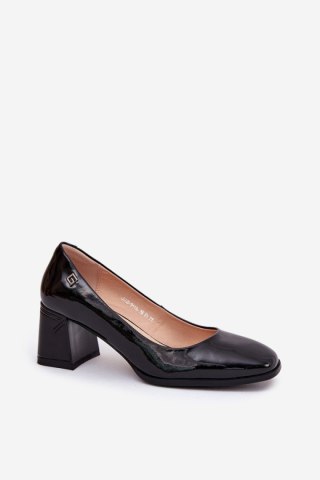 Czółenka Model Vinceza 91130 Black Skóra Lakier - Step in style