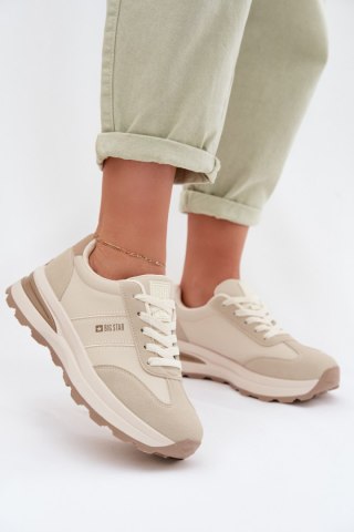 Buty Sportowe Model Big Star TT274876 HI-POLY SYSTEM Beige - Step in style