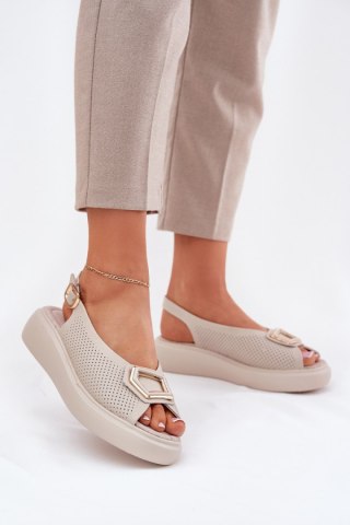 Sandały Model S.Barski LR51-786 Beige - Step in style