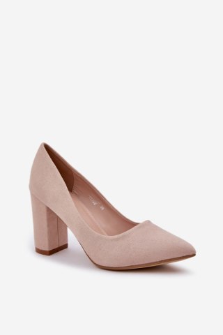 Czółenka Model Florena NF-47P Beige - Step in style