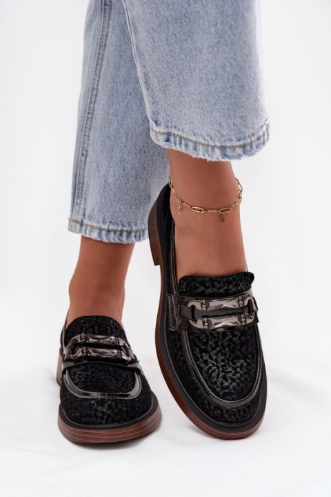 Mokasyny Model DA MR52-176 Black - Step in style