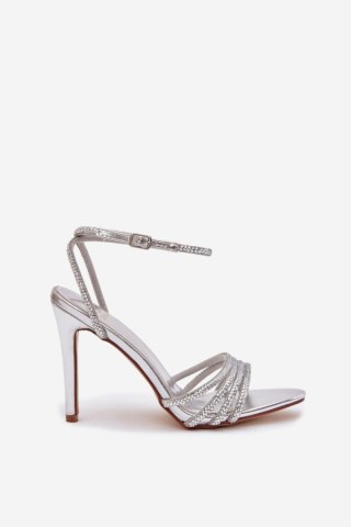 Sandały Model Rosavie SQC-242 Silver - Step in style